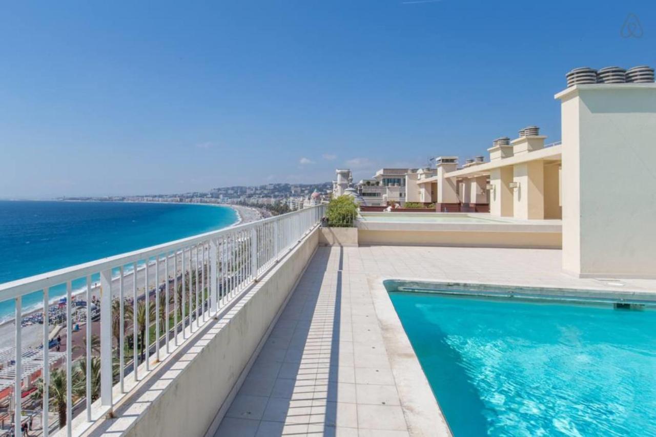 Royal Promenade Pool Terrace With Sea View Apartment Ница Екстериор снимка